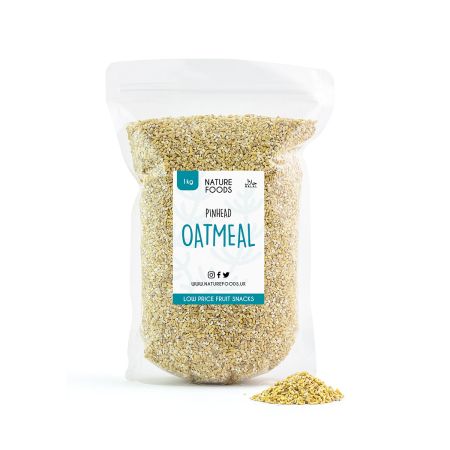 Pinhead Oatmeal (1kg) | Nature Foods UK