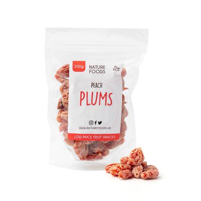Peach Plums (200g) | Nature Foods UK